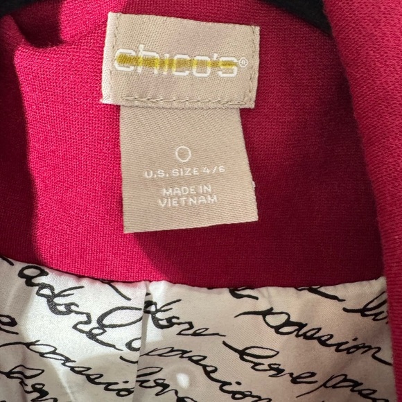 Chico’s blazer, size 4-6 - Picture 3 of 4